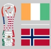 Elfenbeinküste - Norwegen