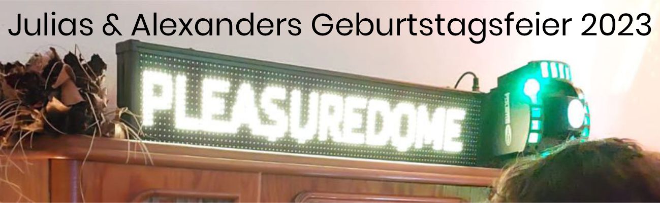 Julias und Alexanders Geburtstagsfeier 2023