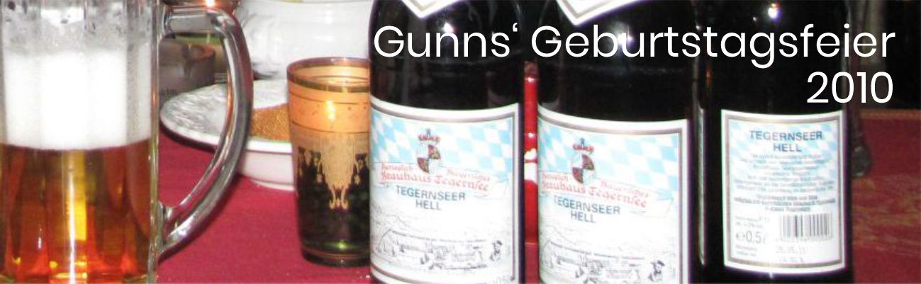 Gunns Geburtstagsfeier 2010