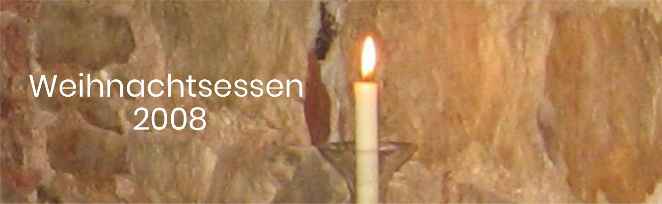 Weihnachtsessen 2008